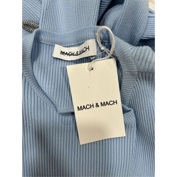 NWT Mach & Mach Crystal Bow Cut-Out Maxi Dress Size XS/S $1690 - Picture 12 of 12